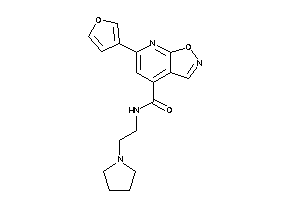 6-(3-furyl)-N-(2-pyrrolidinoethyl)isoxazolo[5,4-b]pyridine-4-carboxamide