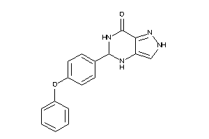 Image of 5-(4-phenoxyphenyl)-2,4,5,6-tetrahydropyrazolo[4,3-d]pyrimidin-7-one