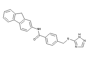 N-(9H-fluoren-2-yl)-4-[(1H-1,2,4-triazol-5-ylthio)methyl]benzamide