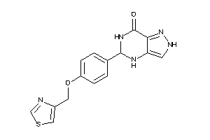 5-[4-(thiazol-4-ylmethoxy)phenyl]-2,4,5,6-tetrahydropyrazolo[4,3-d]pyrimidin-7-one