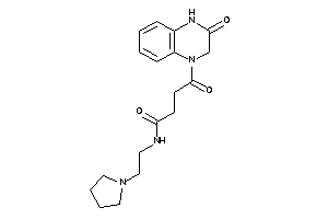 4-keto-4-(3-keto-2,4-dihydroquinoxalin-1-yl)-N-(2-pyrrolidinoethyl)butyramide