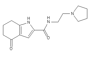 4-keto-N-(2-pyrrolidinoethyl)-1,5,6,7-tetrahydroindole-2-carboxamide