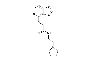 N-(2-pyrrolidinoethyl)-2-(thieno[2,3-d]pyrimidin-4-ylthio)acetamide