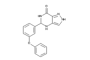 Image of 5-(3-phenoxyphenyl)-2,4,5,6-tetrahydropyrazolo[4,3-d]pyrimidin-7-one