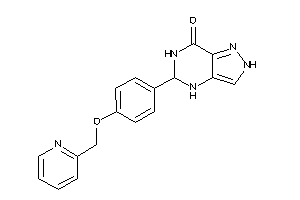 5-[4-(2-pyridylmethoxy)phenyl]-2,4,5,6-tetrahydropyrazolo[4,3-d]pyrimidin-7-one