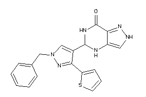 5-[1-benzyl-3-(2-thienyl)pyrazol-4-yl]-2,4,5,6-tetrahydropyrazolo[4,3-d]pyrimidin-7-one