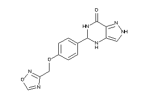 Image of 5-[4-(1,2,4-oxadiazol-3-ylmethoxy)phenyl]-2,4,5,6-tetrahydropyrazolo[4,3-d]pyrimidin-7-one