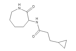 3-cyclopropyl-N-(2-ketoazepan-3-yl)propionamide