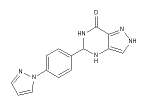 5-(4-pyrazol-1-ylphenyl)-2,4,5,6-tetrahydropyrazolo[4,3-d]pyrimidin-7-one