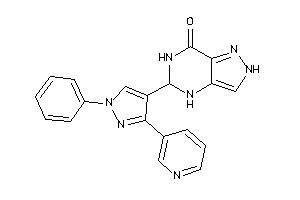 Image of 5-[1-phenyl-3-(3-pyridyl)pyrazol-4-yl]-2,4,5,6-tetrahydropyrazolo[4,3-d]pyrimidin-7-one