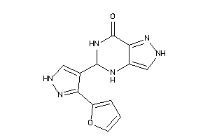 5-[3-(2-furyl)-1H-pyrazol-4-yl]-2,4,5,6-tetrahydropyrazolo[4,3-d]pyrimidin-7-one
