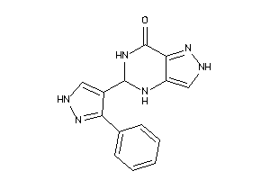 5-(3-phenyl-1H-pyrazol-4-yl)-2,4,5,6-tetrahydropyrazolo[4,3-d]pyrimidin-7-one