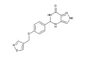 Image of 5-[4-(isoxazol-4-ylmethoxy)phenyl]-2,4,5,6-tetrahydropyrazolo[4,3-d]pyrimidin-7-one