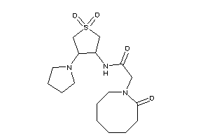 Image of N-(1,1-diketo-4-pyrrolidino-thiolan-3-yl)-2-(2-ketoazocan-1-yl)acetamide