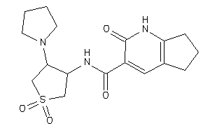 N-(1,1-diketo-4-pyrrolidino-thiolan-3-yl)-2-keto-1,5,6,7-tetrahydro-1-pyrindine-3-carboxamide