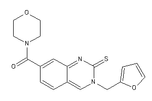 [3-(2-furfuryl)-2-thioxo-quinazolin-7-yl]-morpholino-methanone