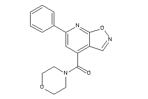 Morpholino-(6-phenylisoxazolo[5,4-b]pyridin-4-yl)methanone