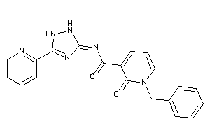 1-benzyl-2-keto-N-[5-(2-pyridyl)-1,2-dihydro-1,2,4-triazol-3-ylidene]nicotinamide