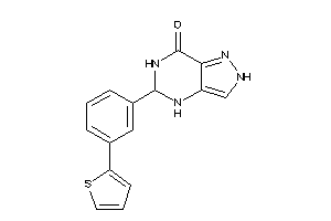 5-[3-(2-thienyl)phenyl]-2,4,5,6-tetrahydropyrazolo[4,3-d]pyrimidin-7-one