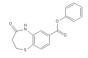 4-keto-3,5-dihydro-2H-1,5-benzothiazepine-7-carboxylic Acid Phenyl Ester