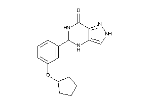 5-[3-(cyclopentoxy)phenyl]-2,4,5,6-tetrahydropyrazolo[4,3-d]pyrimidin-7-one
