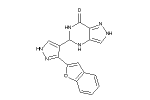 5-[3-(benzofuran-2-yl)-1H-pyrazol-4-yl]-2,4,5,6-tetrahydropyrazolo[4,3-d]pyrimidin-7-one