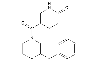 5-(3-benzylpiperidine-1-carbonyl)-2-piperidone