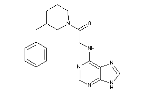 1-(3-benzylpiperidino)-2-(9H-purin-6-ylamino)ethanone