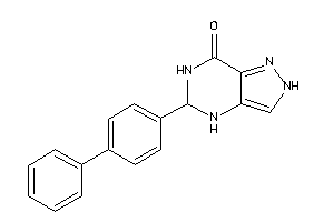 Image of 5-(4-phenylphenyl)-2,4,5,6-tetrahydropyrazolo[4,3-d]pyrimidin-7-one