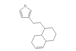 Image of 3-[2-(1,2,3,4,4a,7,8,8a-octahydronaphthalen-1-yl)ethyl]furan