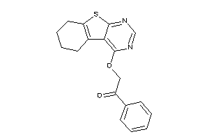 1-phenyl-2-(5,6,7,8-tetrahydrobenzothiopheno[2,3-d]pyrimidin-4-yloxy)ethanone