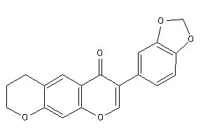 7-(1,3-benzodioxol-5-yl)-3,4-dihydro-2H-pyrano[3,2-g]chromen-6-one
