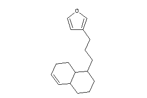 Image of 3-[3-(1,2,3,4,4a,7,8,8a-octahydronaphthalen-1-yl)propyl]furan
