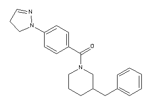 (3-benzylpiperidino)-[4-(2-pyrazolin-1-yl)phenyl]methanone