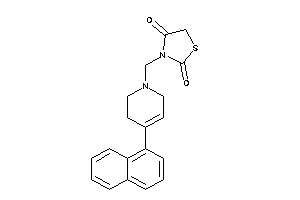 3-[[4-(1-naphthyl)-3,6-dihydro-2H-pyridin-1-yl]methyl]thiazolidine-2,4-quinone