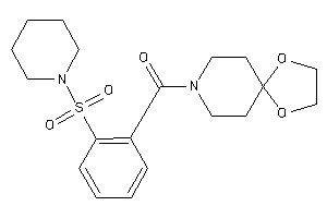 1,4-dioxa-8-azaspiro[4.5]decan-8-yl-(2-piperidinosulfonylphenyl)methanone