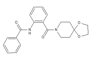 N-[2-(1,4-dioxa-8-azaspiro[4.5]decane-8-carbonyl)phenyl]benzamide