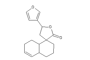 Image of 5'-(3-furyl)spiro[2,3,4a,5,6,8a-hexahydro-1H-naphthalene-4,3'-tetrahydrofuran]-2'-one