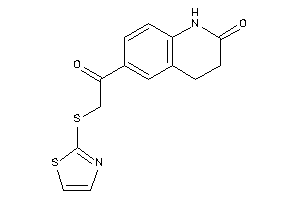 6-[2-(thiazol-2-ylthio)acetyl]-3,4-dihydrocarbostyril