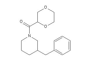 (3-benzylpiperidino)-(1,4-dioxan-2-yl)methanone