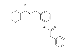 1,4-dioxane-2-carboxylic Acid [3-[(2-phenylacetyl)amino]benzyl] Ester