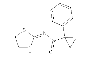 Image of 1-phenyl-N-thiazolidin-2-ylidene-cyclopropanecarboxamide