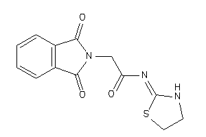 Image of 2-phthalimido-N-thiazolidin-2-ylidene-acetamide