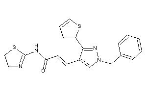 3-[1-benzyl-3-(2-thienyl)pyrazol-4-yl]-N-(2-thiazolin-2-yl)acrylamide