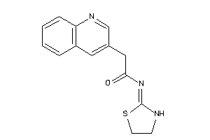 Image of 2-(3-quinolyl)-N-thiazolidin-2-ylidene-acetamide