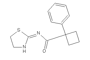 Image of 1-phenyl-N-thiazolidin-2-ylidene-cyclobutanecarboxamide