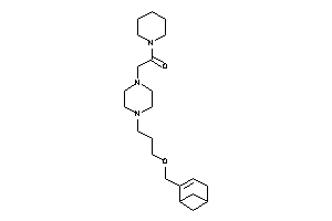 2-[4-[3-(4-bicyclo[3.1.1]hept-3-enylmethoxy)propyl]piperazino]-1-piperidino-ethanone