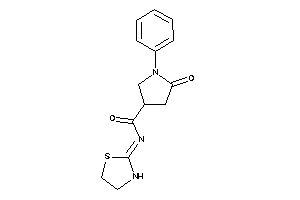 5-keto-1-phenyl-N-thiazolidin-2-ylidene-pyrrolidine-3-carboxamide