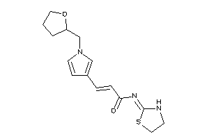 3-[1-(tetrahydrofurfuryl)pyrrol-3-yl]-N-thiazolidin-2-ylidene-acrylamide