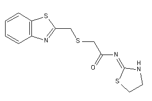 2-(1,3-benzothiazol-2-ylmethylthio)-N-thiazolidin-2-ylidene-acetamide